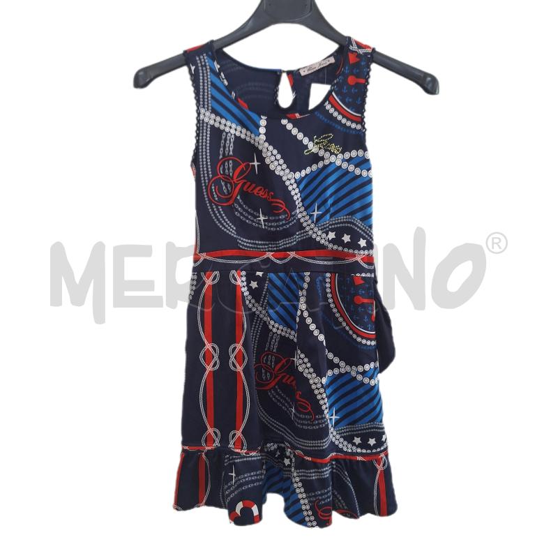 VESTITO BAMBINA GUESS JEANS BLU FANTASIA | Mercatino dell'Usato Ottaviano 1