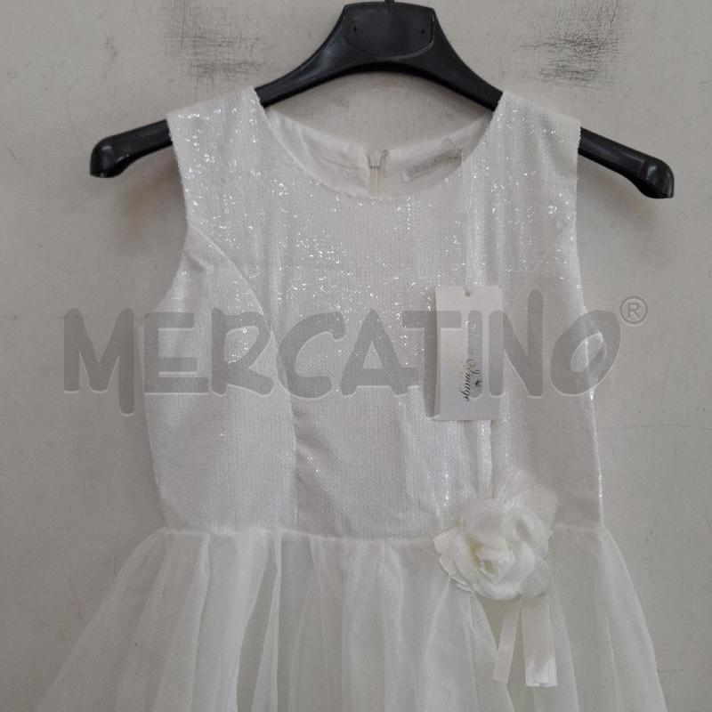 VESTITO BAMBINA MISS IMAGE BIANCO NUOVO  | Mercatino dell'Usato Ottaviano 2