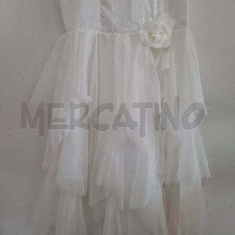 VESTITO BAMBINA MISS IMAGE BIANCO NUOVO  | Mercatino dell'Usato Ottaviano 3
