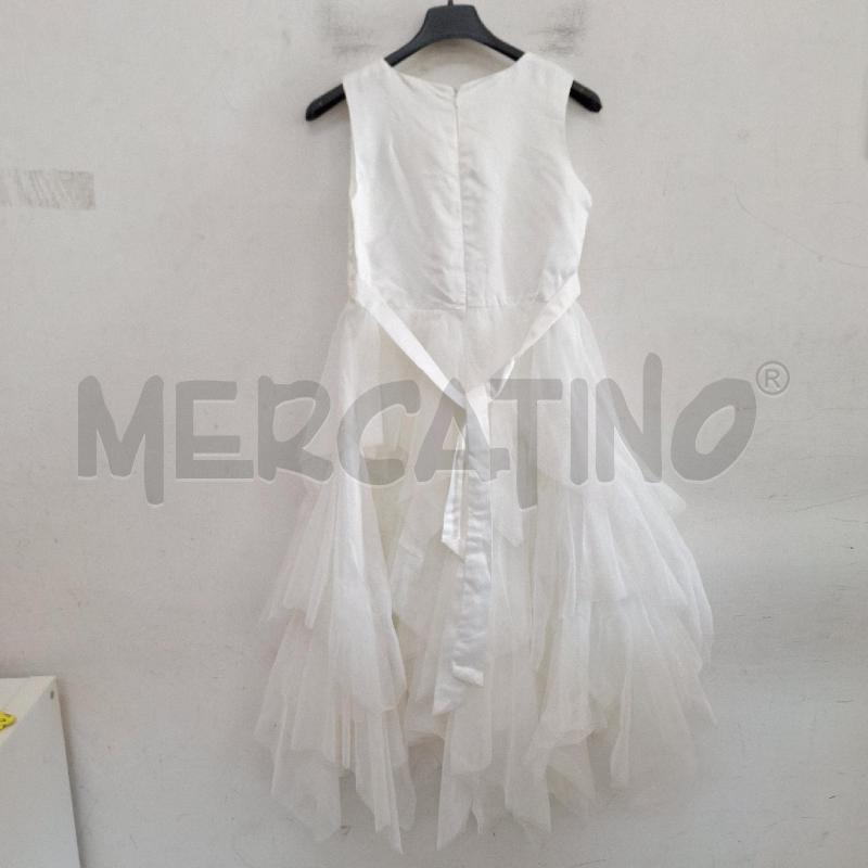VESTITO BAMBINA MISS IMAGE BIANCO RILIEVO NUOVO | Mercatino dell'Usato Ottaviano 3