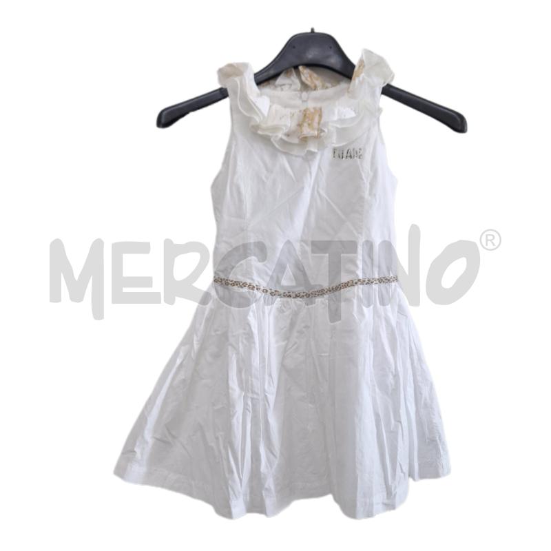 VESTITO BAMBINA PRIMA CLASSE ALVIERO MARTINI BIANCO | Mercatino dell'Usato Ottaviano 1