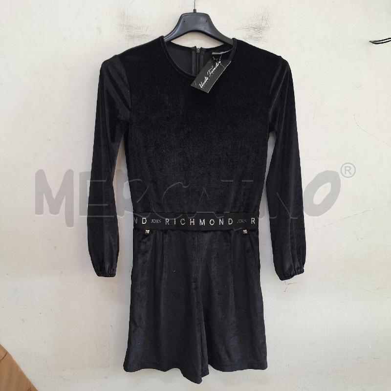 VESTITO BAMBINA TUTA RICHMOND NERO LAMINATO CINIGLIA | Mercatino dell'Usato Ottaviano 2