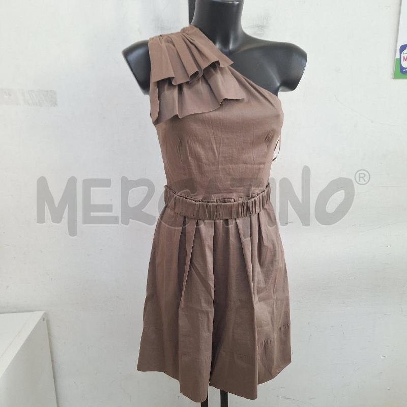 VESTITO DONNA ANNARITA N MARRONE COPRISPALLA | Mercatino dell'Usato Ottaviano 2