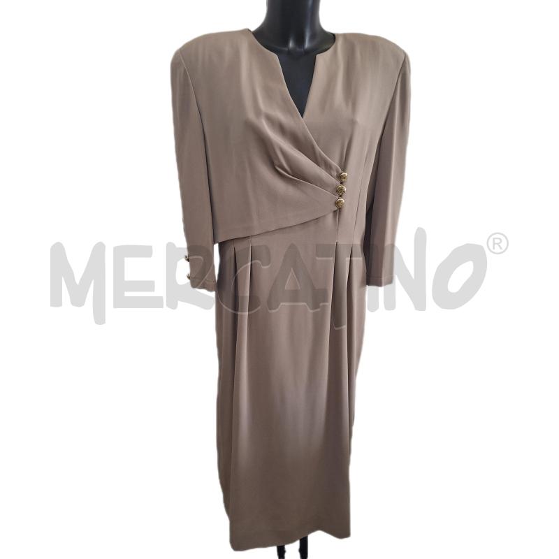 VESTITO DONNA ANTONELLI BEIGE  | Mercatino dell'Usato Ottaviano 1