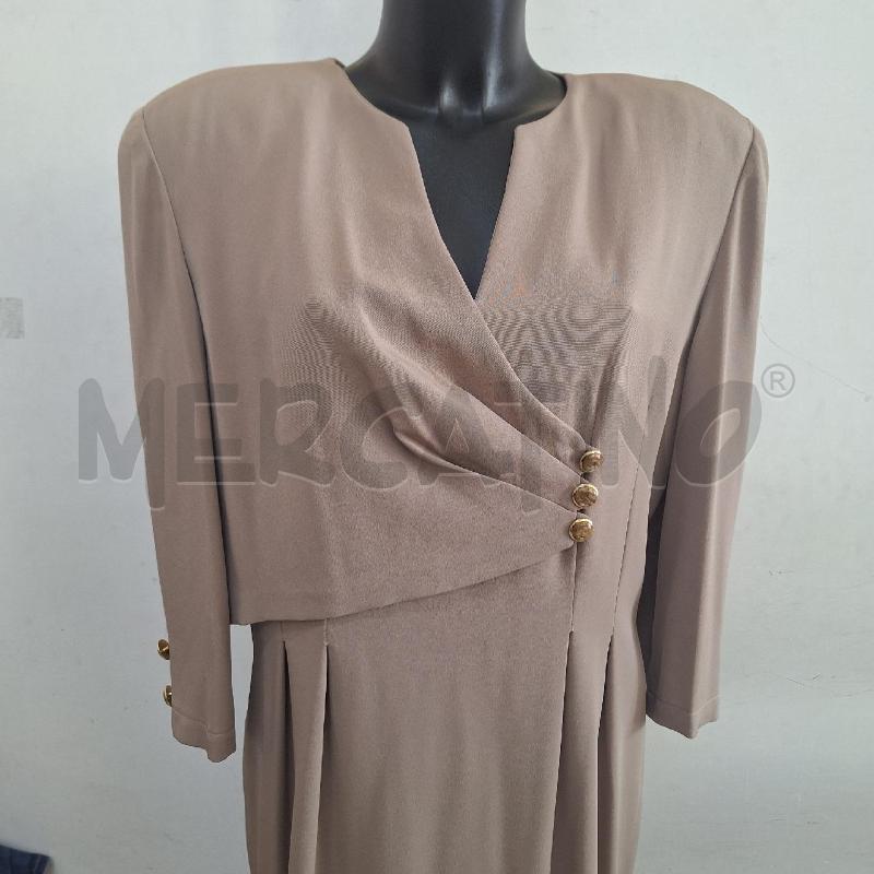 VESTITO DONNA ANTONELLI BEIGE  | Mercatino dell'Usato Ottaviano 2
