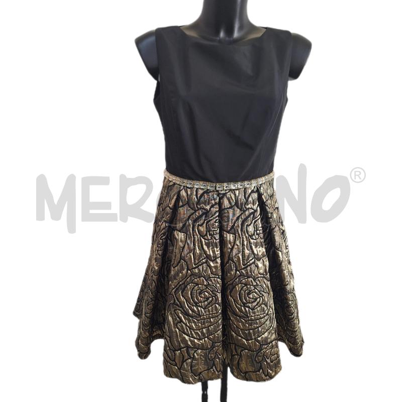 VESTITO DONNA BAGATELLE NERO DORATO  | Mercatino dell'Usato Ottaviano 1