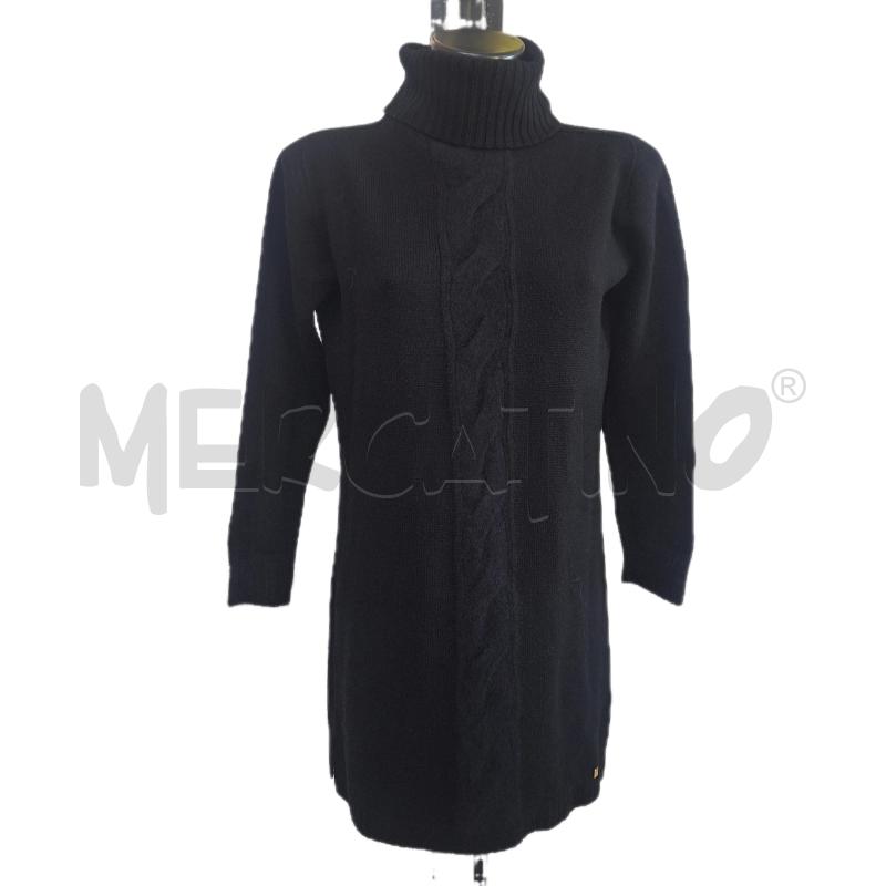 VESTITO DONNA BENEDETTA VALERI NERO LANA | Mercatino dell'Usato Ottaviano 1