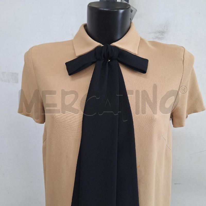 VESTITO DONNA BETTYBLUE BEIGE NERO | Mercatino dell'Usato Ottaviano 2