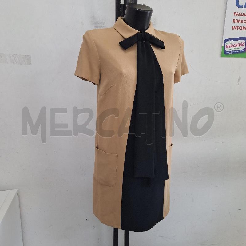 VESTITO DONNA BETTYBLUE BEIGE NERO | Mercatino dell'Usato Ottaviano 3