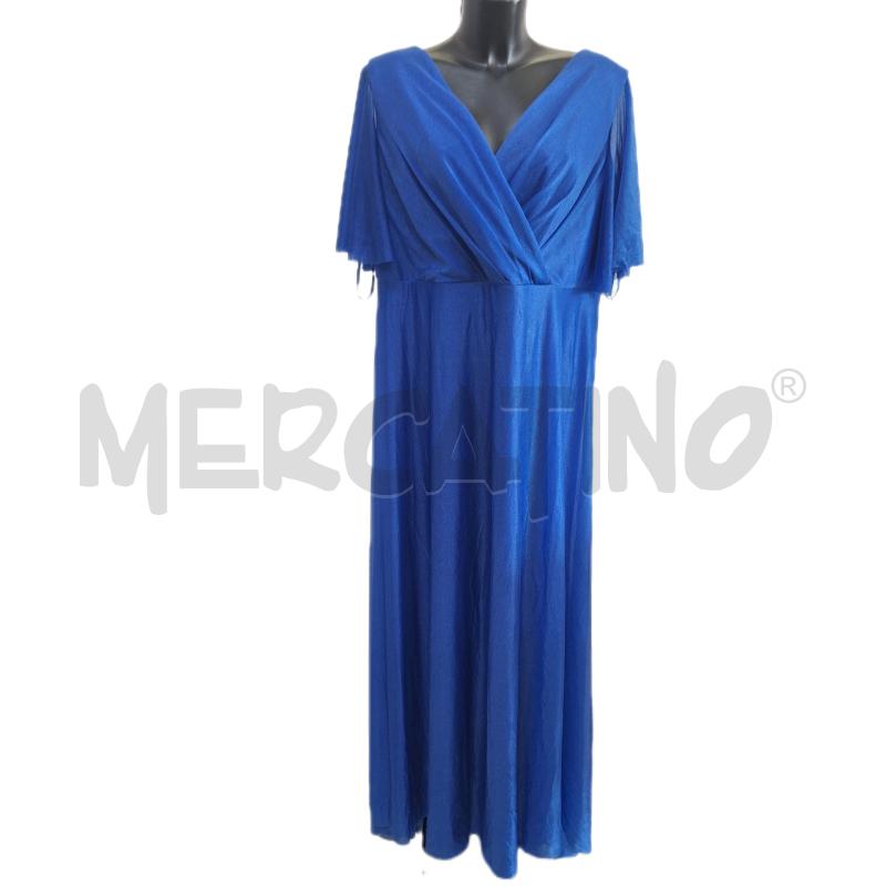 VESTITO DONNA BIANCA BRANDI BLU LAMINATO | Mercatino dell'Usato Ottaviano 1