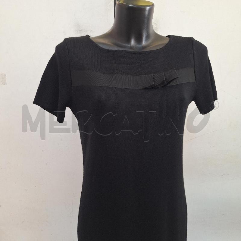 VESTITO DONNA CAMOMILLA NERO FIORI BIANCO | Mercatino dell'Usato Ottaviano 2