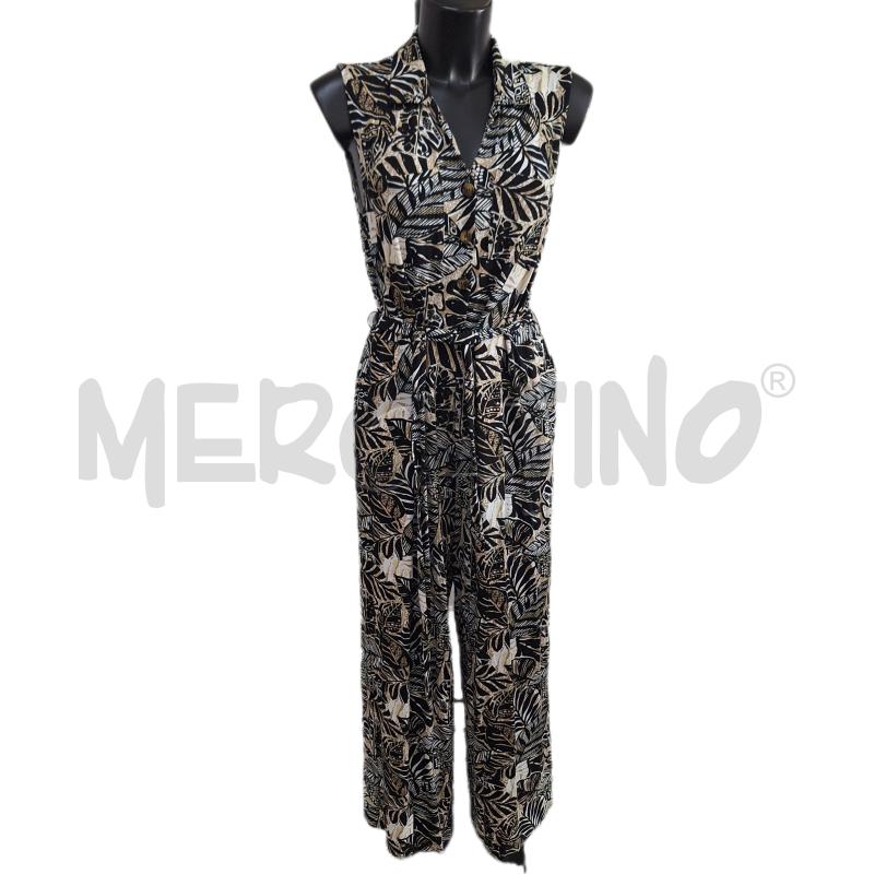 VESTITO DONNA CAMOMILLA TUTA BEIGE NERO FANTASIA | Mercatino dell'Usato Ottaviano 1