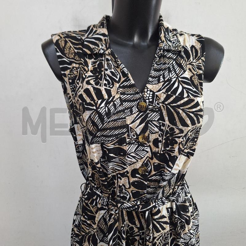 VESTITO DONNA CAMOMILLA TUTA BEIGE NERO FANTASIA | Mercatino dell'Usato Ottaviano 2