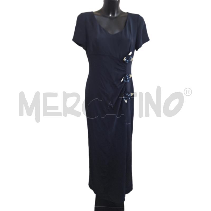 VESTITO DONNA CAPUCINE BLU FIORI | Mercatino dell'Usato Ottaviano 1