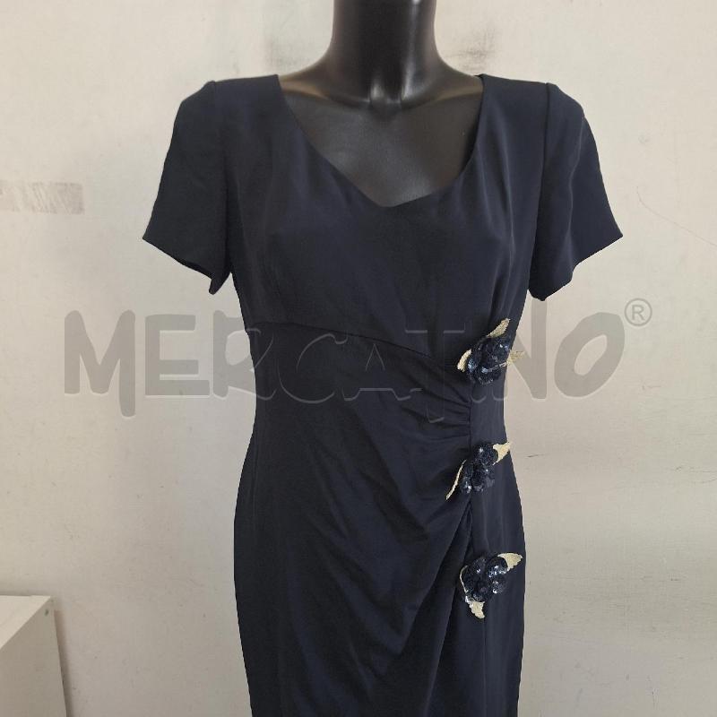 VESTITO DONNA CAPUCINE BLU FIORI | Mercatino dell'Usato Ottaviano 2