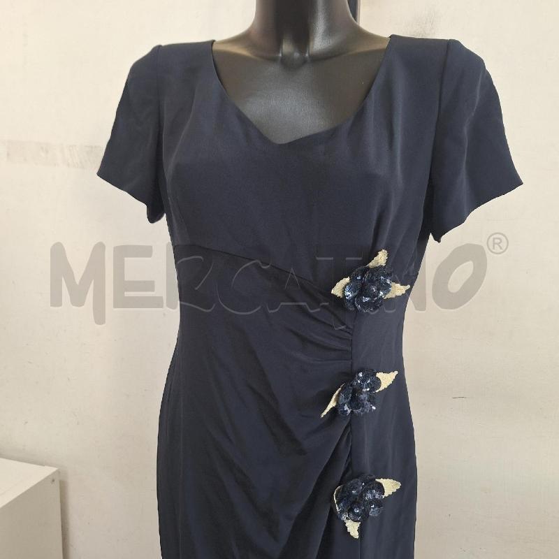 VESTITO DONNA CAPUCINE BLU FIORI | Mercatino dell'Usato Ottaviano 3