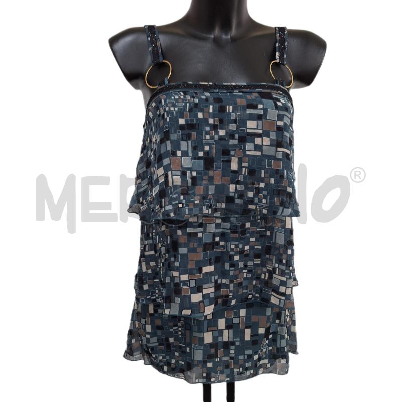 VESTITO DONNA CELYN B. VERDE FORME GEOMETRICHE | Mercatino dell'Usato Ottaviano 1