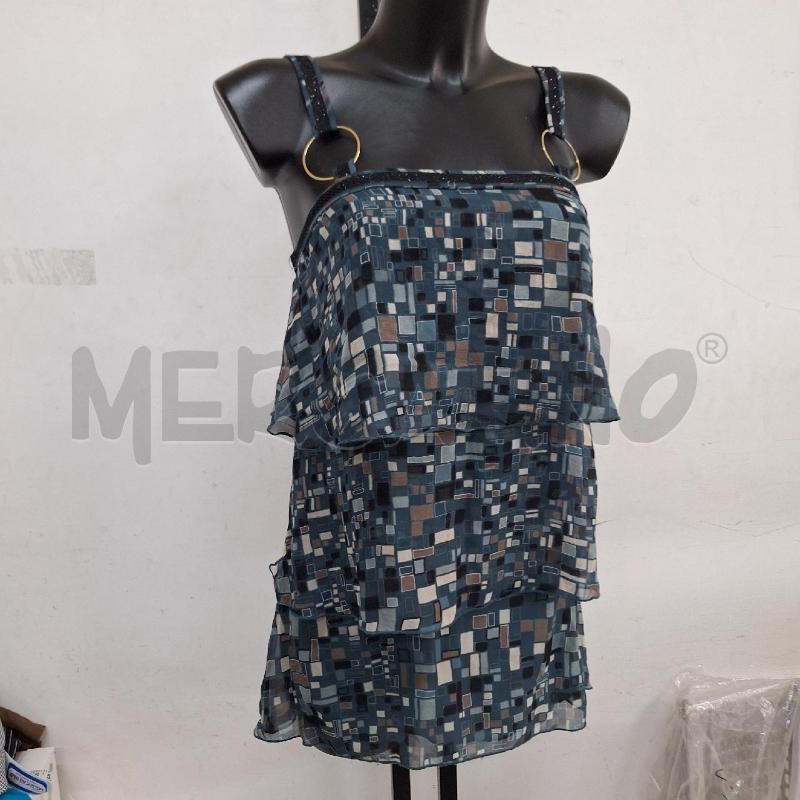 VESTITO DONNA CELYN B. VERDE FORME GEOMETRICHE | Mercatino dell'Usato Ottaviano 2