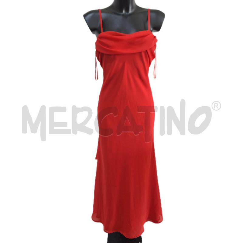 VESTITO DONNA CHOU CHOU ROSSO LUNGO | Mercatino dell'Usato Ottaviano 1