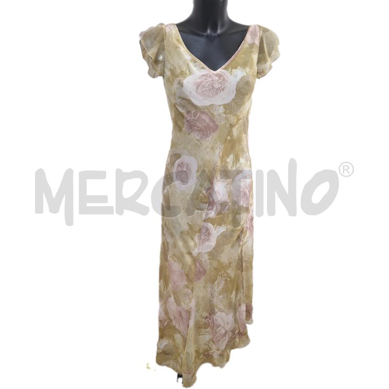 VESTITO DONNA COMOAGNIA ITALIANA BEIGE ROSATO LUNGO NUOVO | Mercatino dell'Usato Ottaviano 1