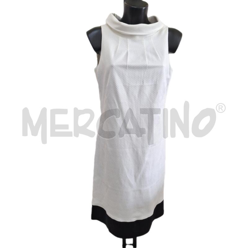 VESTITO DONNA DIANA GALLESI BIANCO NERO | Mercatino dell'Usato Ottaviano 1