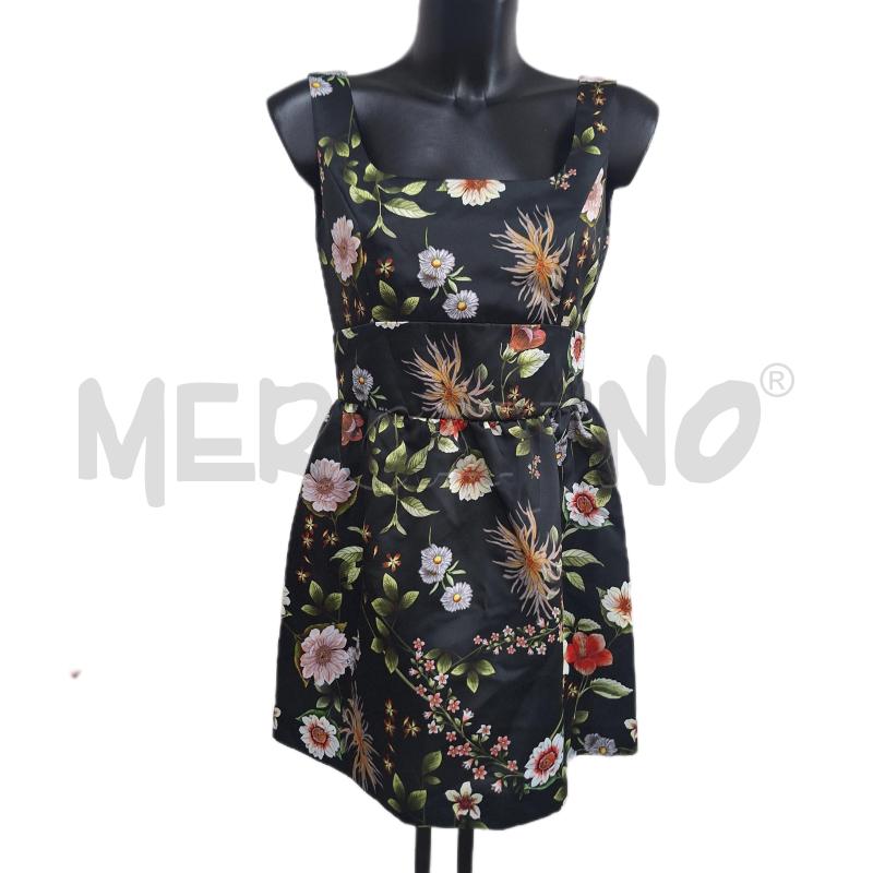 VESTITO DONNA DIVE DIVINE NERO FIORI NUOVO | Mercatino dell'Usato Ottaviano 1