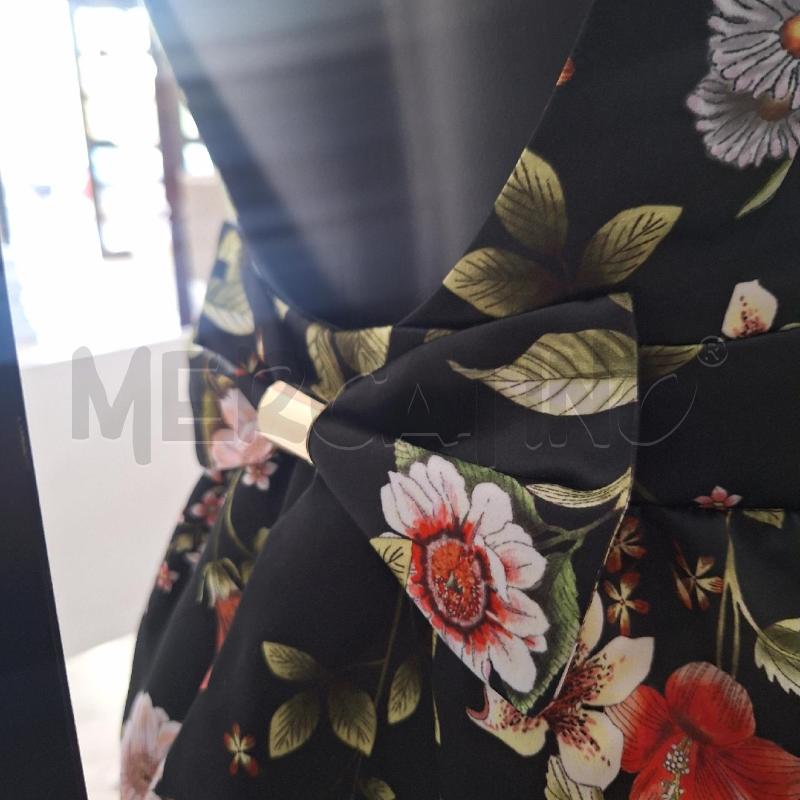 VESTITO DONNA DIVE DIVINE NERO FIORI NUOVO | Mercatino dell'Usato Ottaviano 3