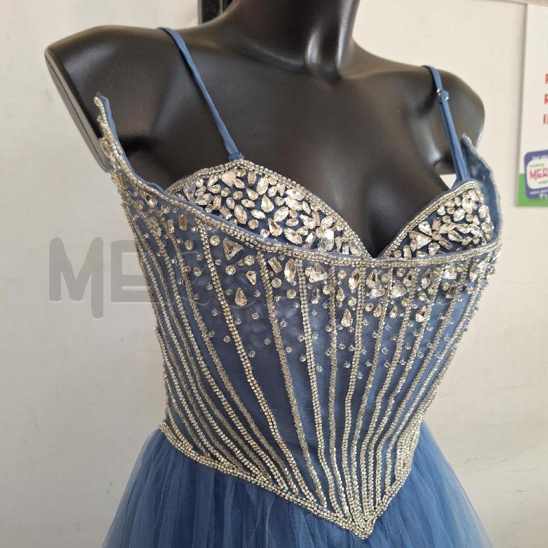 VESTITO DONNA DRESSING ROOM AZZURRO STRASS | Mercatino dell'Usato Ottaviano 2