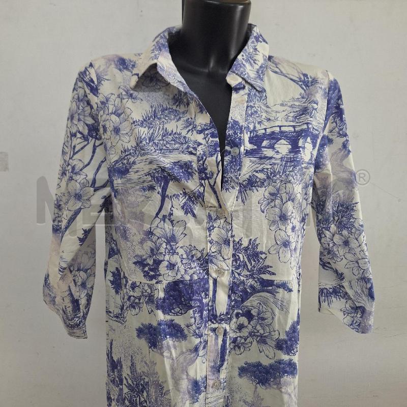 VESTITO DONNA EIKI BIANCO BLU LUNGO FANTASIA | Mercatino dell'Usato Ottaviano 2