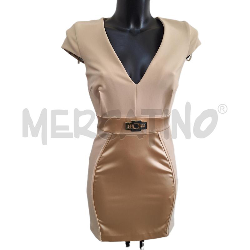 VESTITO DONNA ELISABETTA FRANCHI GOLD BEIGE NUDE | Mercatino dell'Usato Ottaviano 1