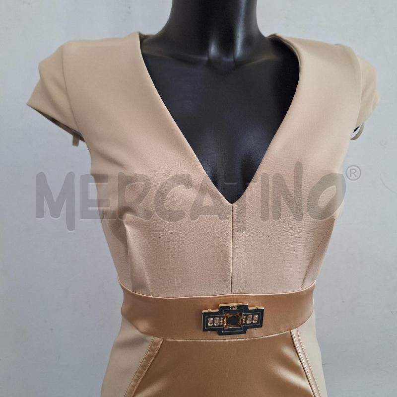 VESTITO DONNA ELISABETTA FRANCHI GOLD BEIGE NUDE | Mercatino dell'Usato Ottaviano 2