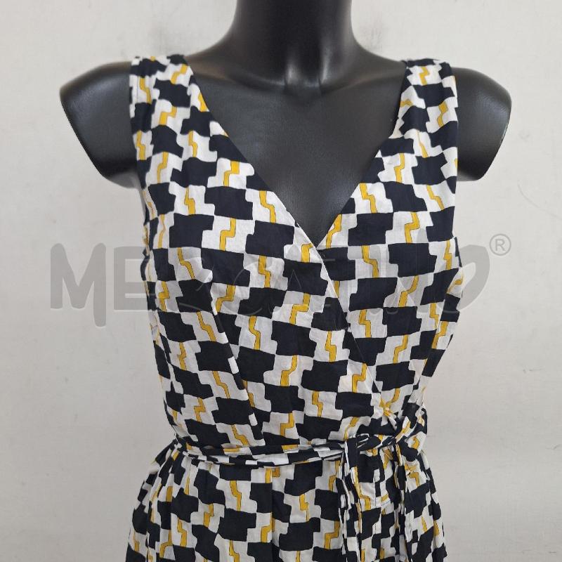 VESTITO DONNA EMME MARELLA BIANCO BLU GIALLO | Mercatino dell'Usato Ottaviano 2