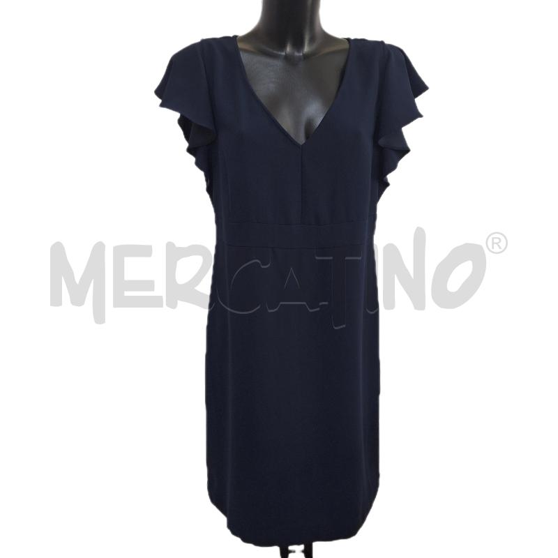 VESTITO DONNA EMME MARELLA BLU ROUCHES | Mercatino dell'Usato Ottaviano 1