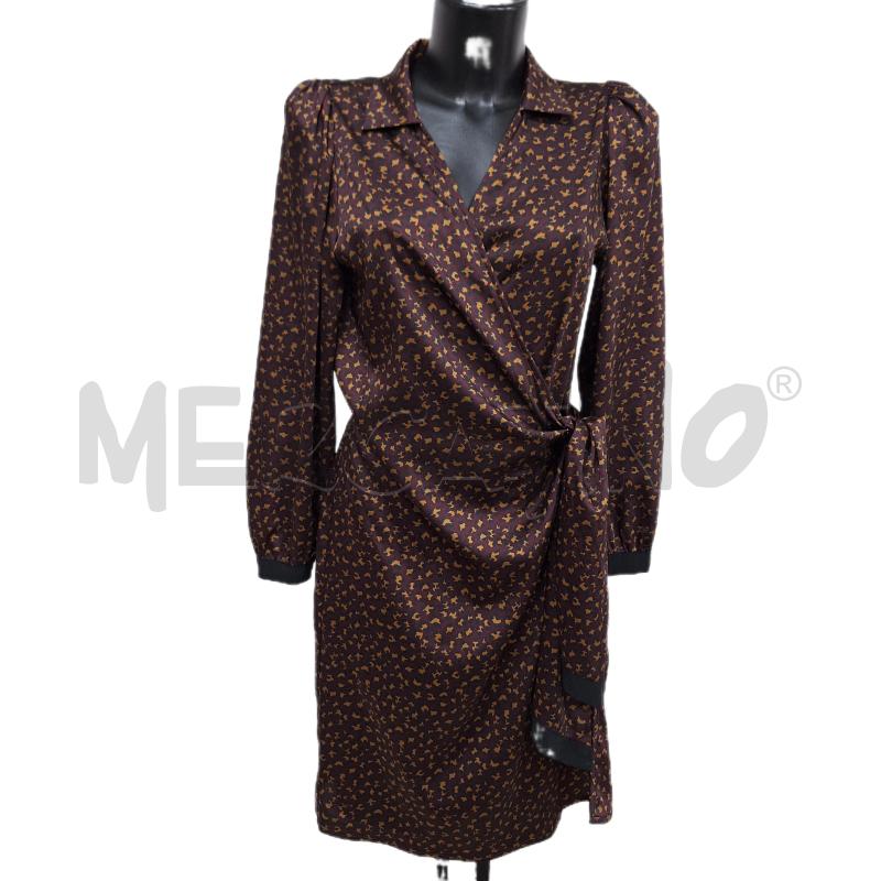 VESTITO DONNA EMME MARELLA BORDEAUX BEIGE | Mercatino dell'Usato Ottaviano 1