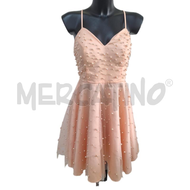 VESTITO DONNA EVA&LOLA ROSA PERLINE | Mercatino dell'Usato Ottaviano 1