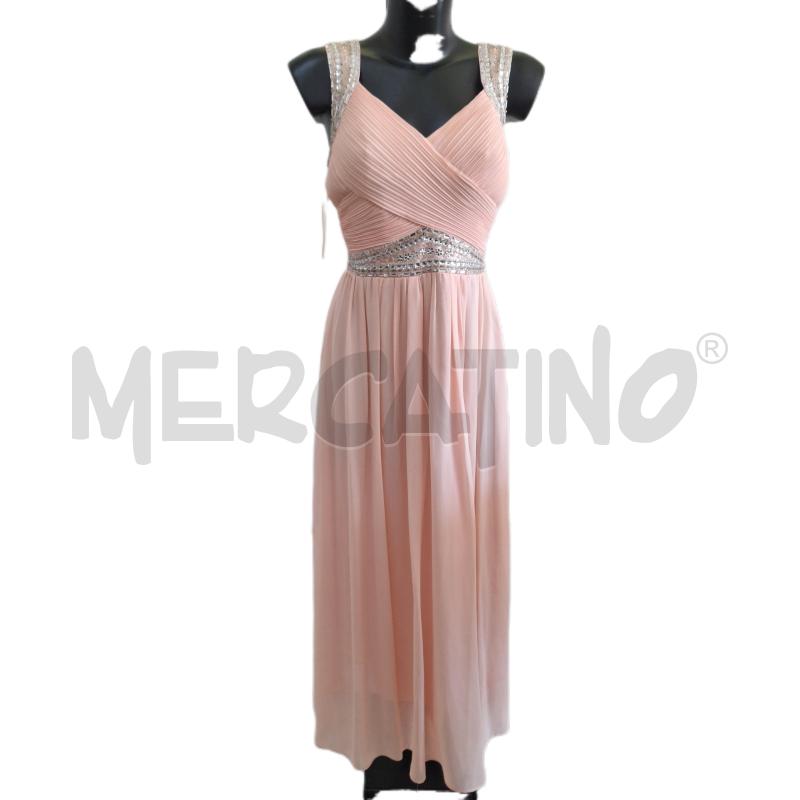 VESTITO DONNA EVA LOLA ROSA STRASS LUNGO | Mercatino dell'Usato Ottaviano 1