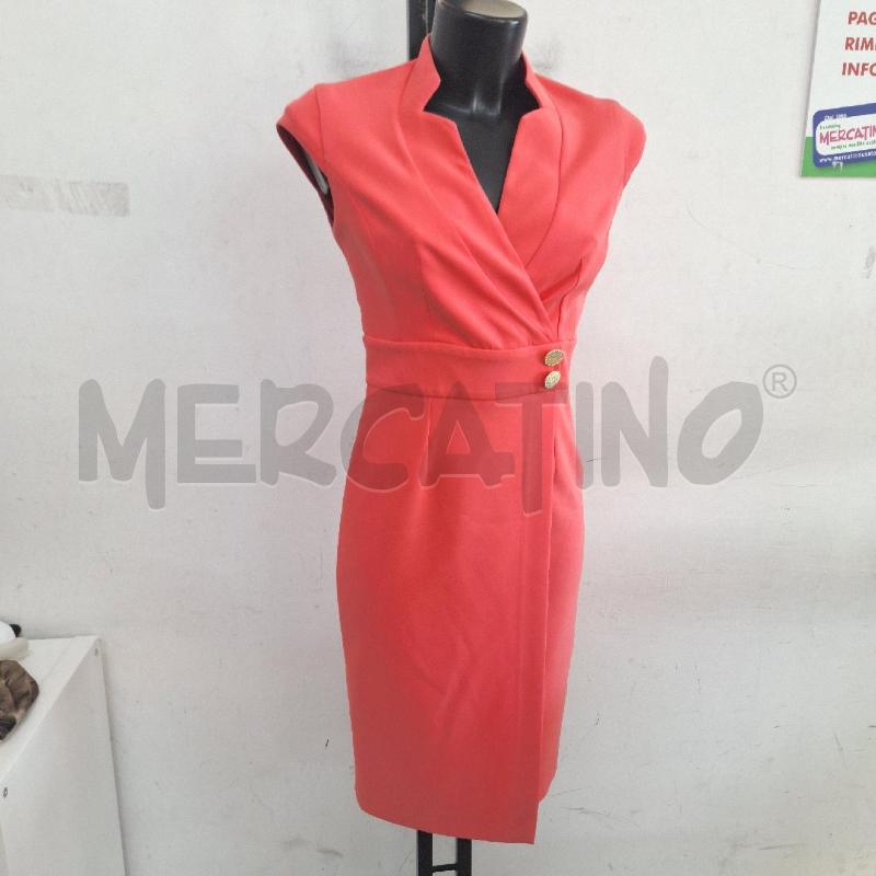 VESTITO DONNA FEEM ROSA CORALLO | Mercatino dell'Usato Ottaviano 2