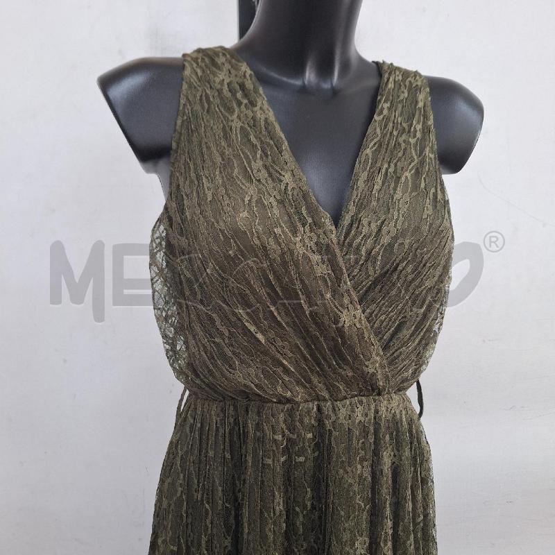 VESTITO DONNA FRACOMINA JEANS VERDE MERLETTO | Mercatino dell'Usato Ottaviano 2