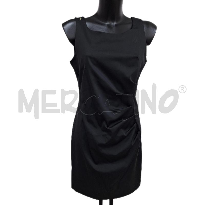 VESTITO DONNA FRACOMINA NERO DRAPPEGGIO | Mercatino dell'Usato Ottaviano 1