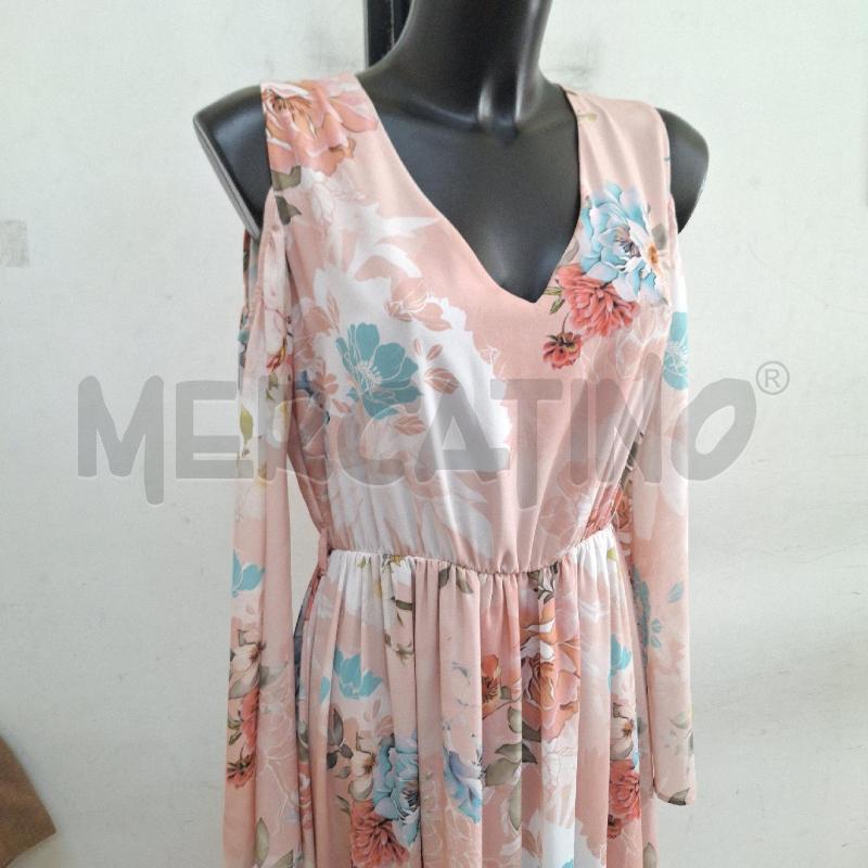 VESTITO DONNA FRACOMINA ROSA LUNGO FIORI | Mercatino dell'Usato Ottaviano 2