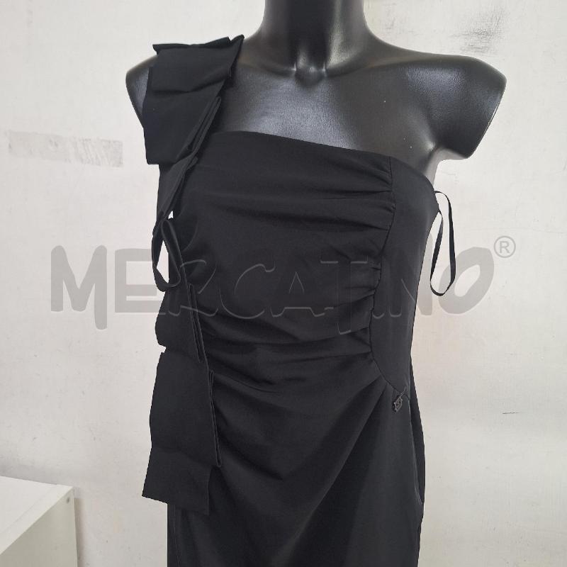 VESTITO DONNA GIORGIA&JOHNS NERO MANICA DRAPPEGGIO | Mercatino dell'Usato Ottaviano 2