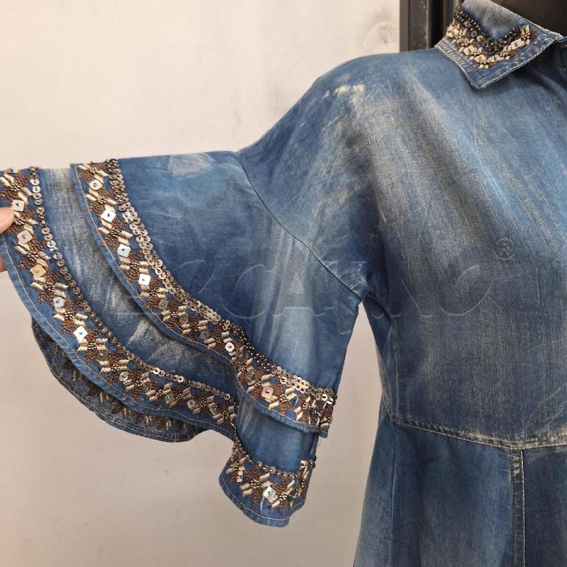 VESTITO DONNA GOAGOA JEANS MANUCHE BALZE | Mercatino dell'Usato Ottaviano 3