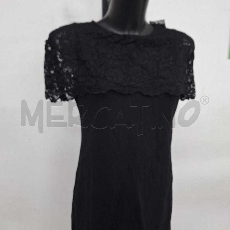 VESTITO DONNA GRETHA MILANO NERO MERLETTO BALZA | Mercatino dell'Usato Ottaviano 2