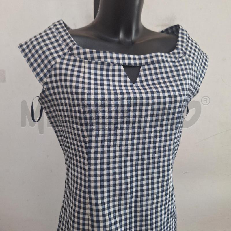 VESTITO DONNA GUESS QUADRETTI BIANCO BLU | Mercatino dell'Usato Ottaviano 2