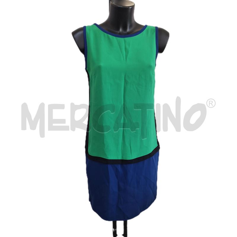 VESTITO DONNA HANITA BLU VERDE NERO | Mercatino dell'Usato Ottaviano 1