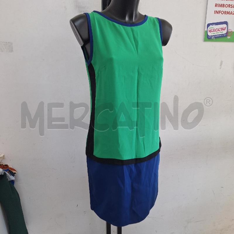 VESTITO DONNA HANITA BLU VERDE NERO | Mercatino dell'Usato Ottaviano 3