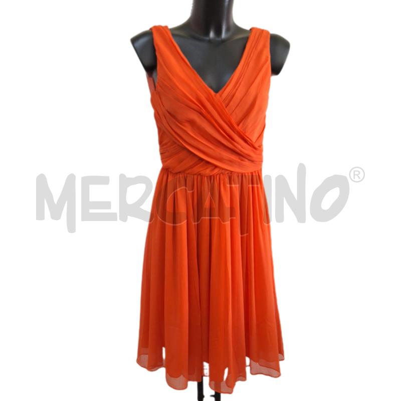 VESTITO DONNA H&M ARANCIONE DRAPPEGGIO | Mercatino dell'Usato Ottaviano 1
