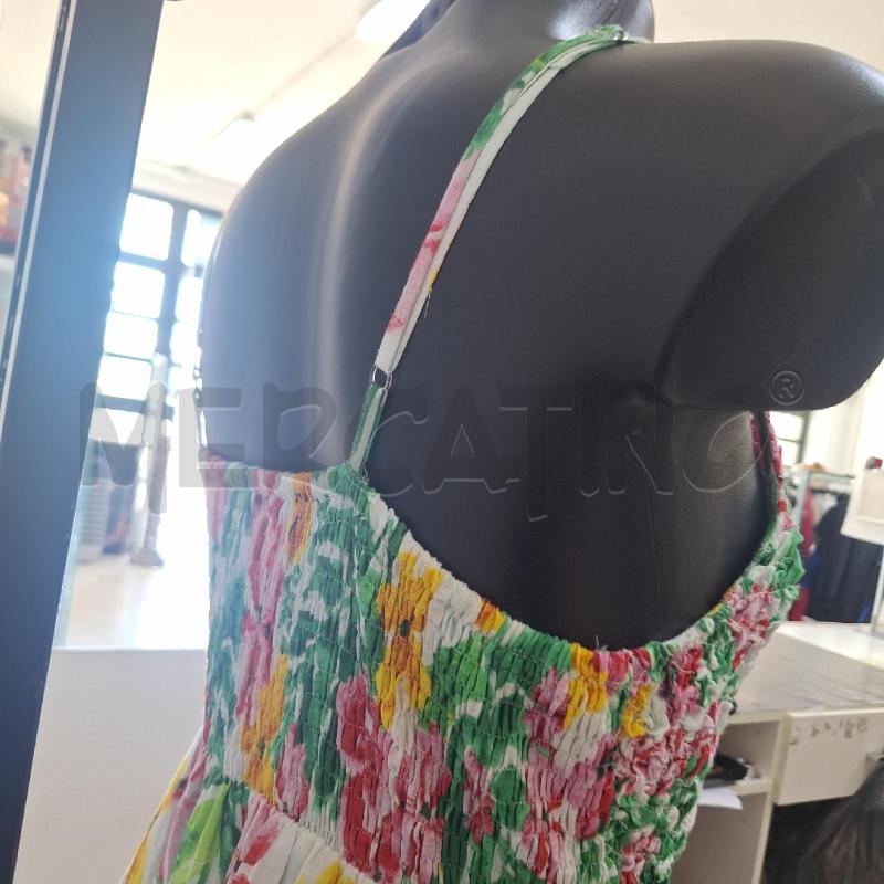 VESTITO DONNA ILOVE CAMOMILLA BIANCO ROSA NUOVO | Mercatino dell'Usato Ottaviano 3