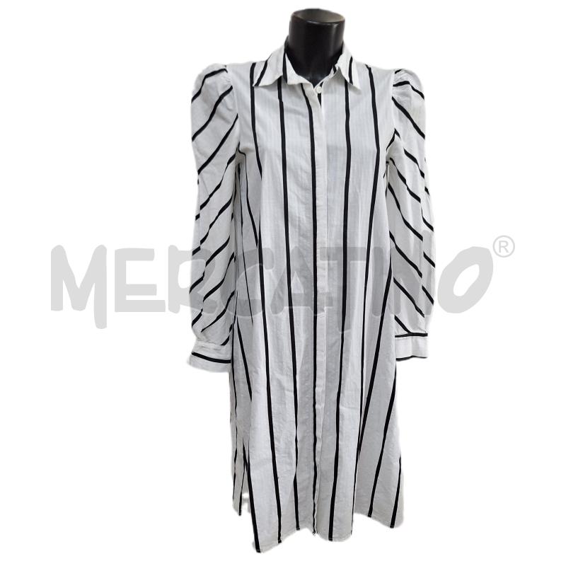 VESTITO DONNA JE SUIS LE FLEURS BIANCO NERO | Mercatino dell'Usato Ottaviano 1