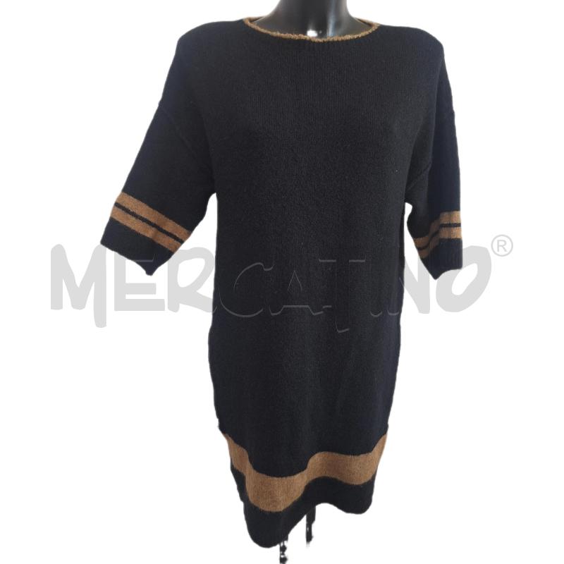 VESTITO DONNA JIJIL NERO BEIGE  | Mercatino dell'Usato Ottaviano 1